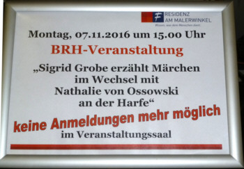 Hinweis keine Anmeldungen mehr