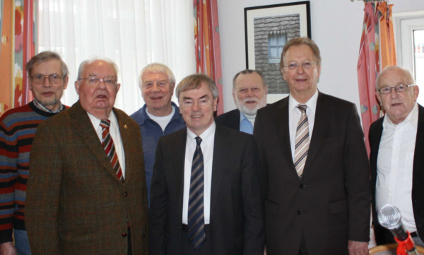 DBB-Vorsitzender Dauderstädt mit den NRW'lern DBB-Vorsitzender Dauderstädt mit den NRW'lern