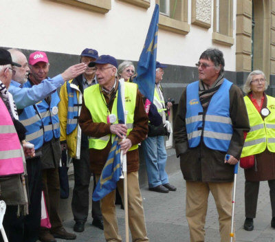 BRH'ler bei der Demo BRH'ler bei der Demo