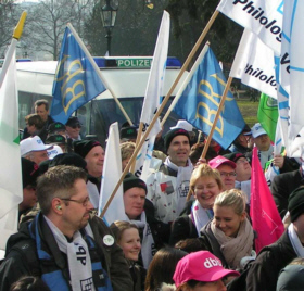 BRH-Senioren im Demonstrationszug
