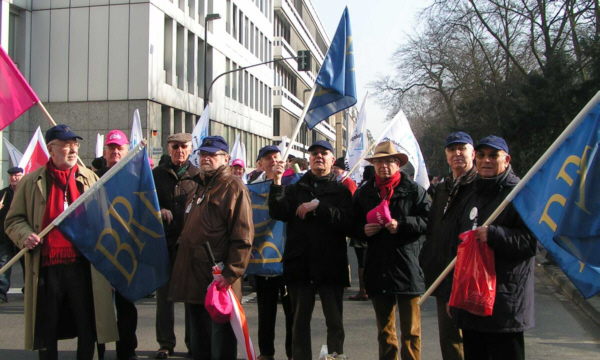 BRH-Senioren demonstrieren