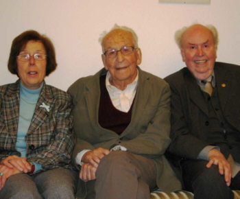 Rosemarie Reuter  Norbert Holub und BRH-Vorsitzender Hans Daniel (v.l.)