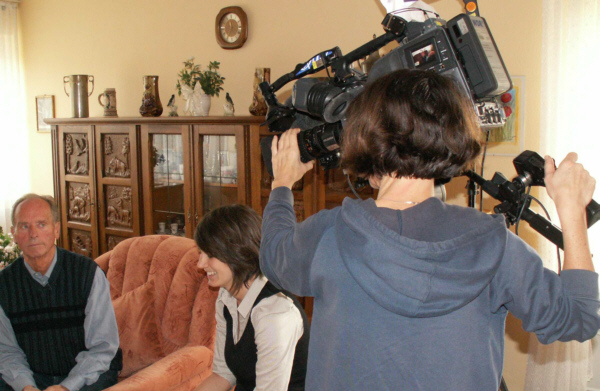 Das ARD-Team bei der Arbeit