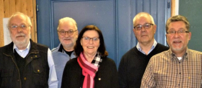 Udo Kock und die Jubilare