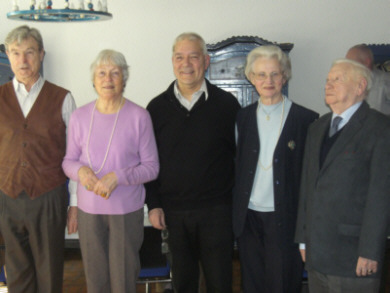 Volker Behle, Inge Arnold, Udo Kock, Dorothee Matheus und Hans Weber 