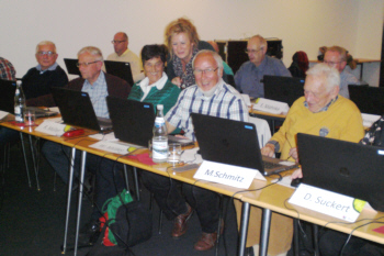 Blick in den Übungsraum Blick in den Übungsraum