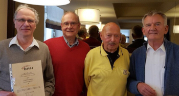 Dr. Ingo Gottwald und die Jubilare