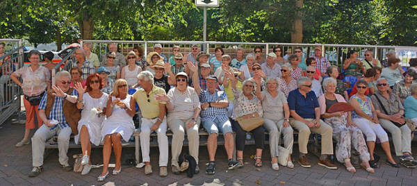 Warten auf die nächsten Wagen