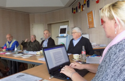 die Ministerpräsidentin und die BRH-Vertreter