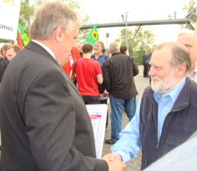 Arbeitsminister Laumann und Dr. Riedel