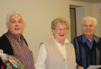 Heinz Kohls (li), Edith und Rolf Hackländer Heinz Kohls (li), Edith und Rolf Hackländer