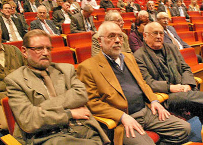 Hajo Keller, Heiner Ackermann und Hans Burggraf